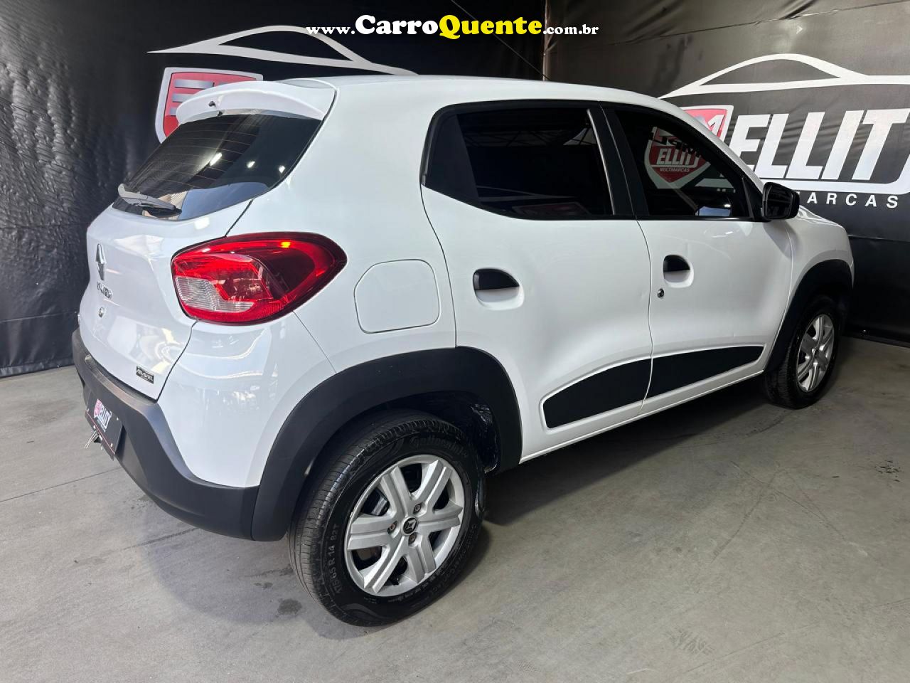 RENAULT   KWID ZEN 1.0 FLEX 12V 5P MEC.   BRANCO 2017 1.0 FLEX - Loja