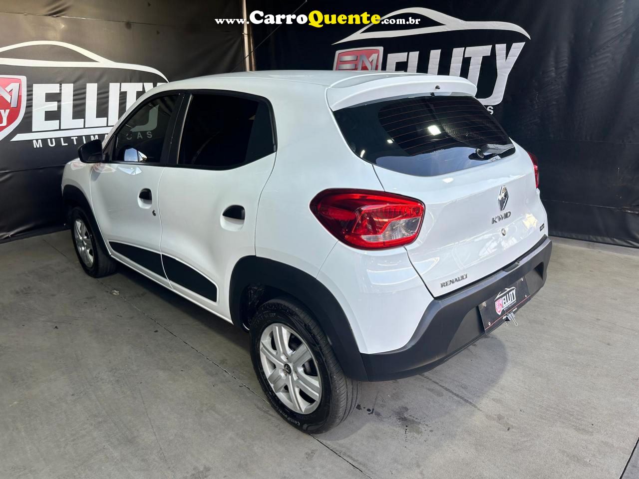 RENAULT   KWID ZEN 1.0 FLEX 12V 5P MEC.   BRANCO 2017 1.0 FLEX - Loja