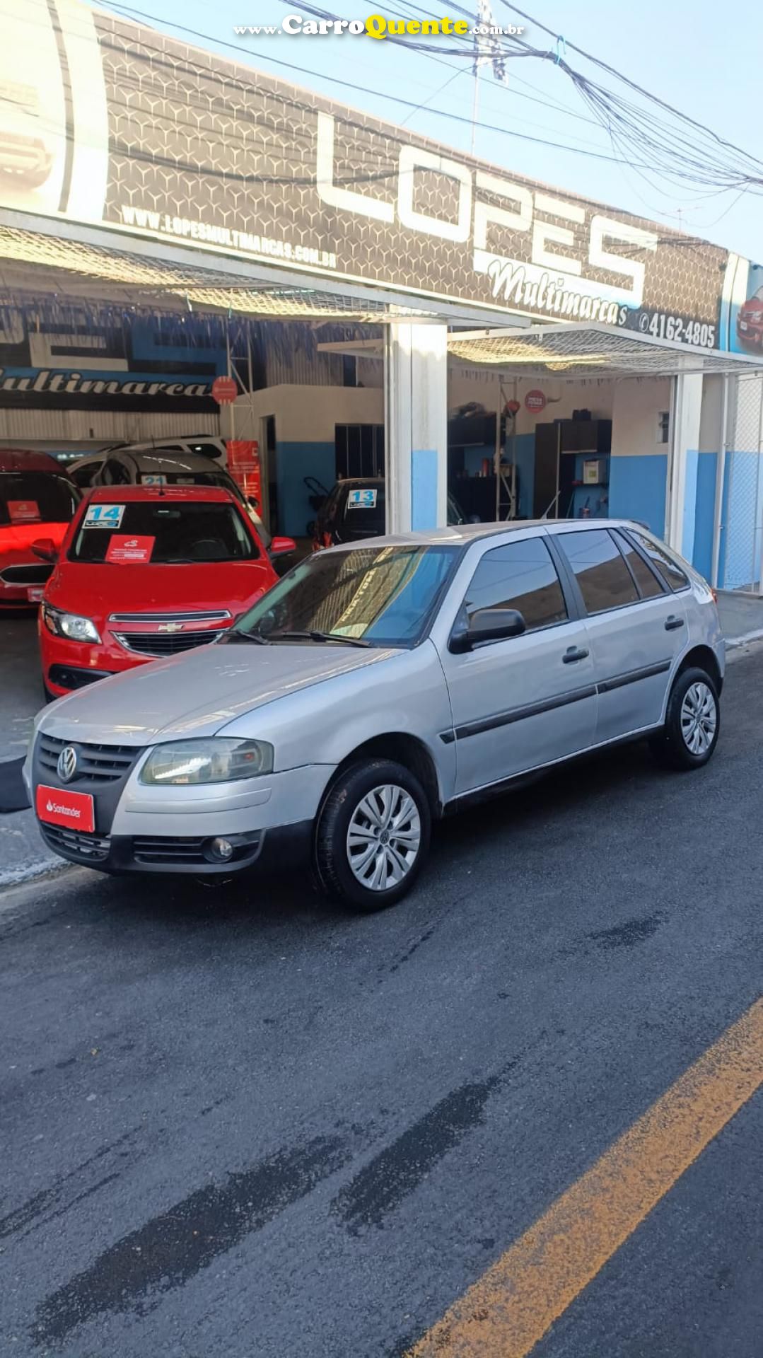 VOLKSWAGEN   GOL CITY (TREND)TITAN 1.0 T. FLEX 8V 4P   PRATA 2009 1.0 FLEX - Loja