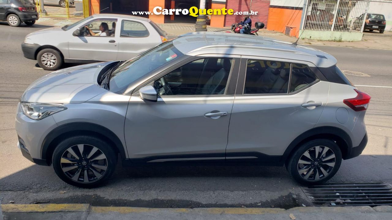 NISSAN   KICKS SV 1.6 16V FLEXSTAR 5P AUT.   PRATA 2020 1.6 FLEX - Loja