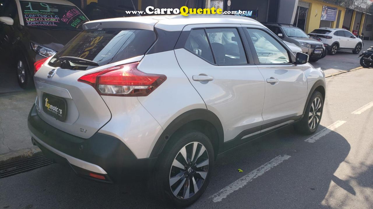 NISSAN   KICKS SV 1.6 16V FLEXSTAR 5P AUT.   PRATA 2020 1.6 FLEX - Loja