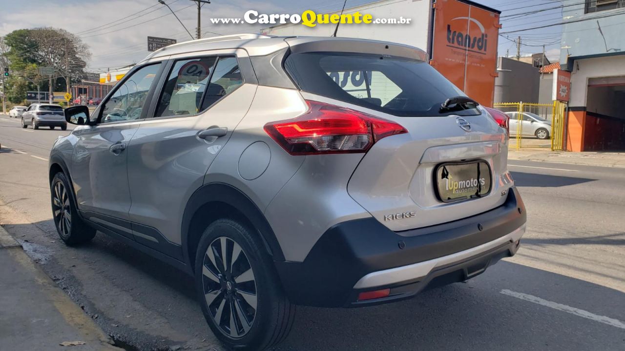 NISSAN   KICKS SV 1.6 16V FLEXSTAR 5P AUT.   PRATA 2020 1.6 FLEX - Loja