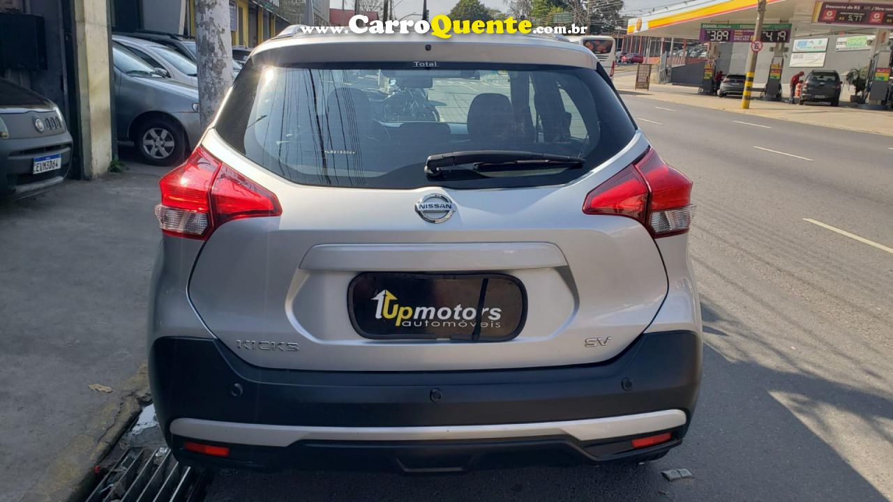 NISSAN   KICKS SV 1.6 16V FLEXSTAR 5P AUT.   PRATA 2020 1.6 FLEX - Loja