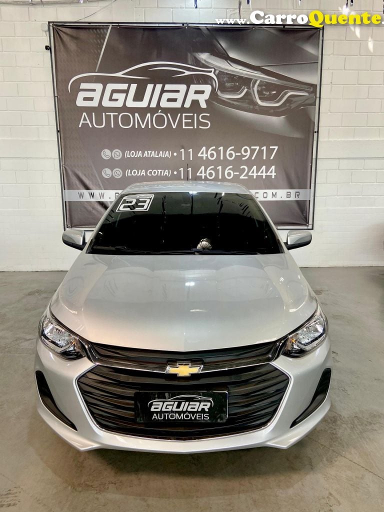 CHEVROLET   ONIX SEDAN PLUS LT 1.0 12V TB FLEX AUT.   PRATA 2023 1.0 GASOLINA E ÁLCOOL - Loja