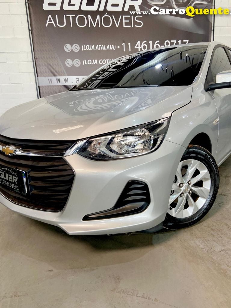 CHEVROLET   ONIX SEDAN PLUS LT 1.0 12V TB FLEX AUT.   PRATA 2023 1.0 GASOLINA E ÁLCOOL - Loja