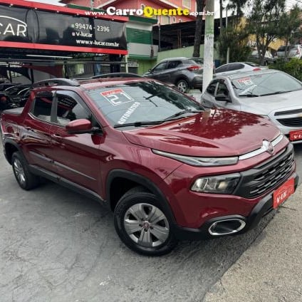 FIAT   TORO FREEDOM 1.8 16V FLEX AUT.   VERMELHO 2021 1.8 FLEX