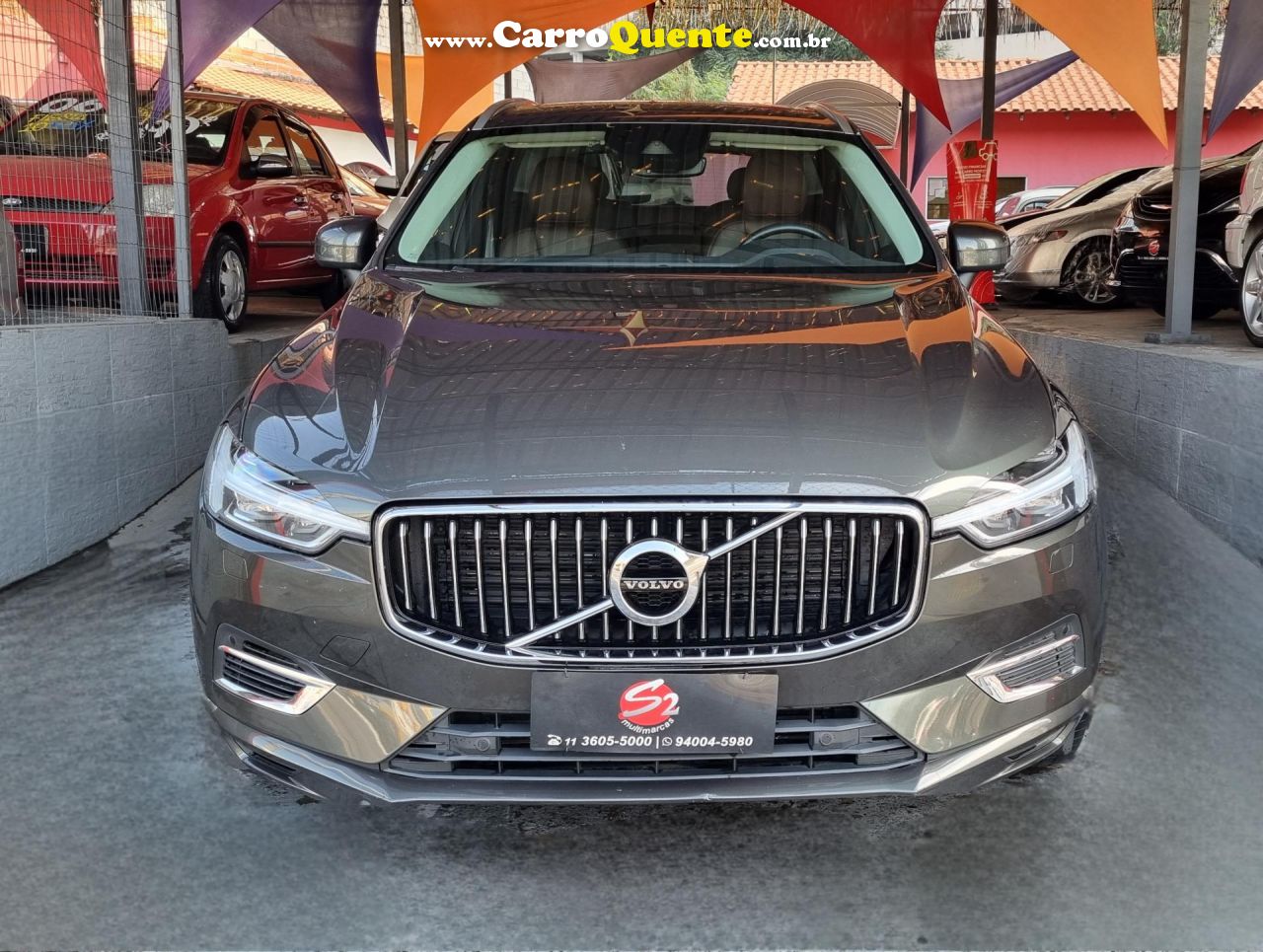 VOLVO   XC 60 T8 INSCRIPT   CINZA 2020 2.0 GASOLINA E ELÉTRICO - Loja