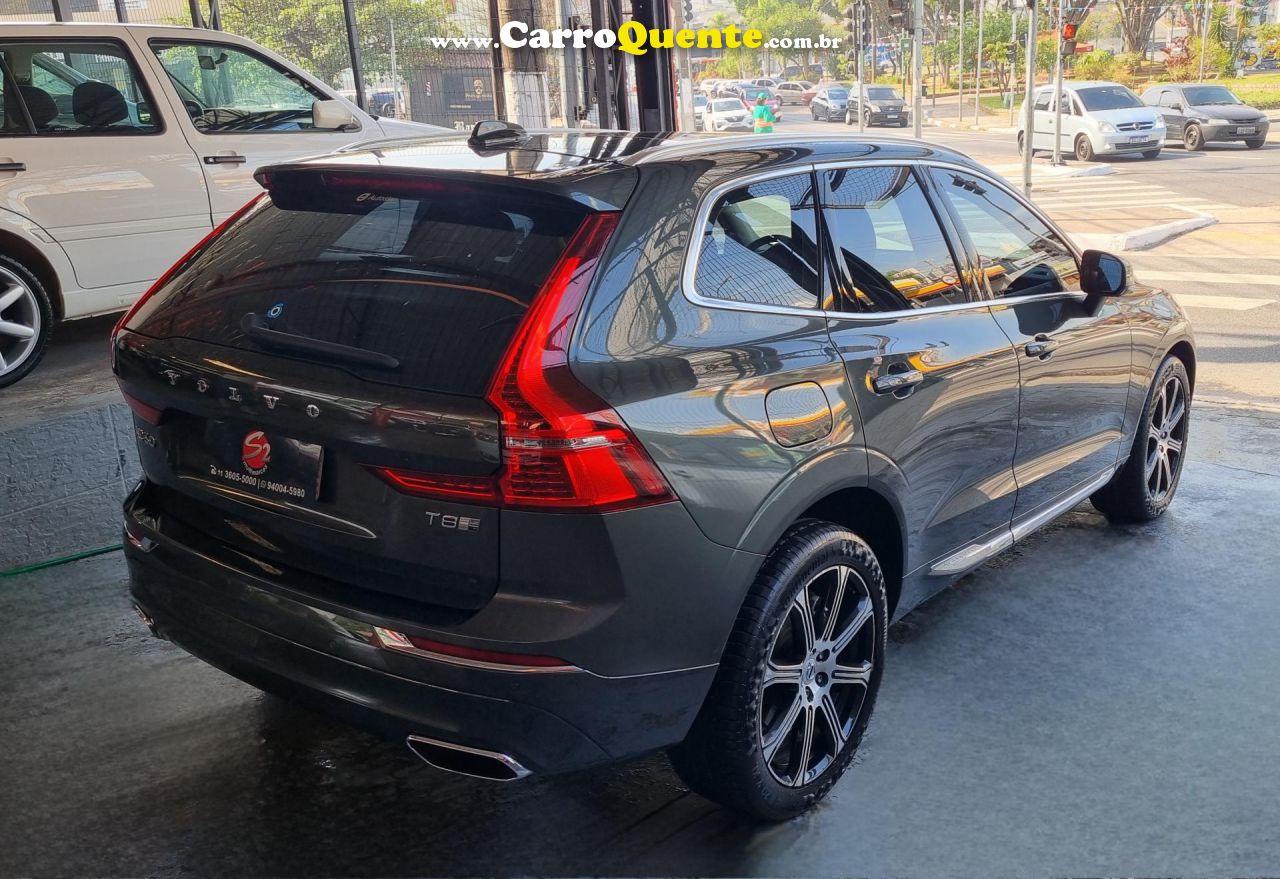 VOLVO   XC 60 T8 INSCRIPT   CINZA 2020 2.0 GASOLINA E ELÉTRICO - Loja