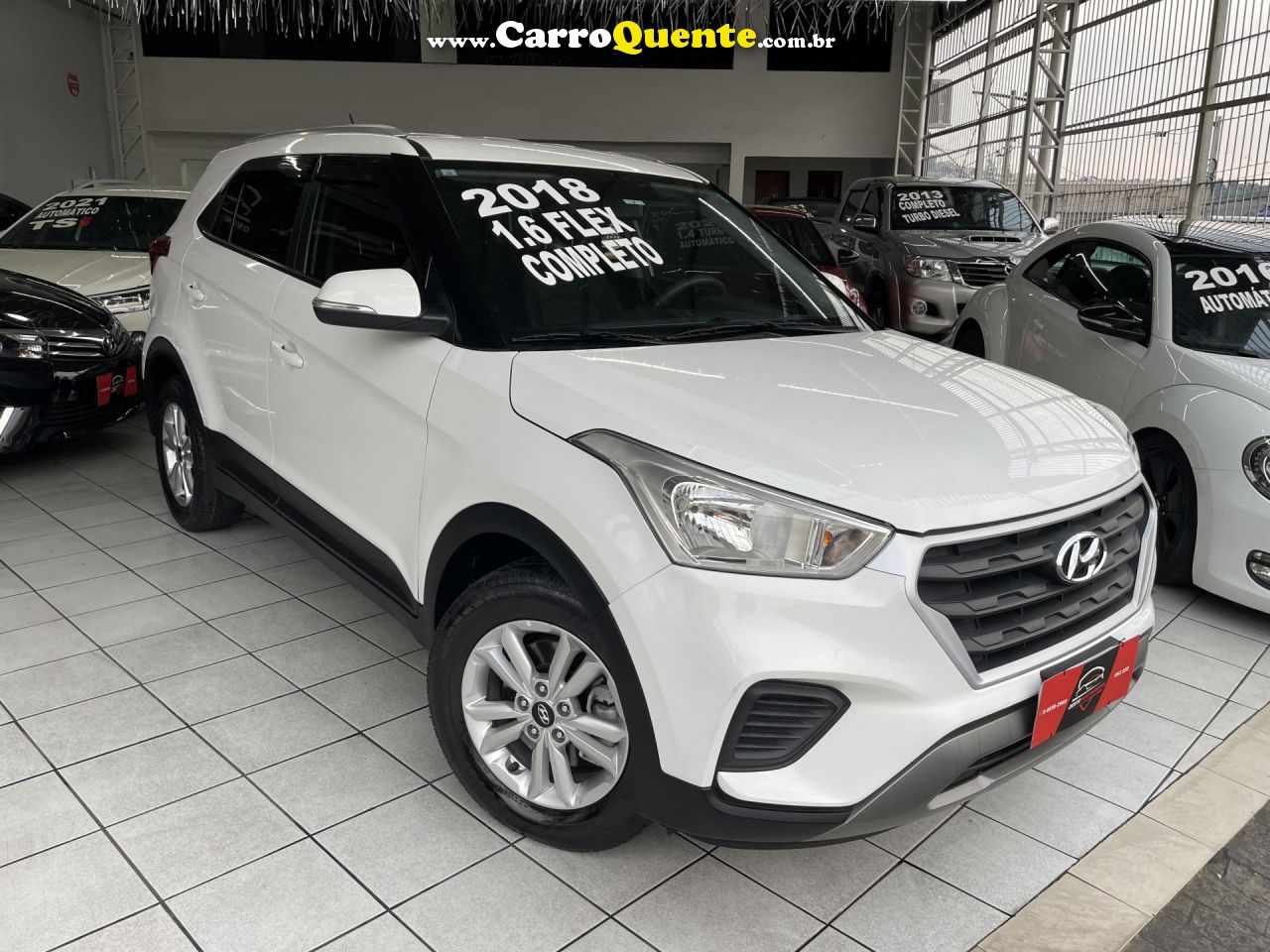 HYUNDAI   CRETA ATTITUDE 1.6 16V FLEX MEC.   BRANCO 2018 1.6 FLEX - Loja