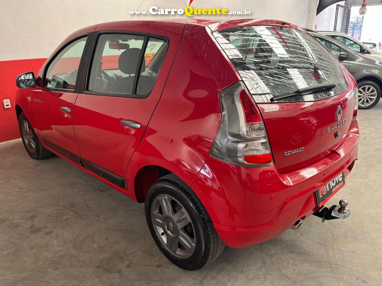 RENAULT   SANDERO EXPRESSION HI-FLEX 1.0 16V 5P   VERMELHO 2014 1.0 FLEX - Loja