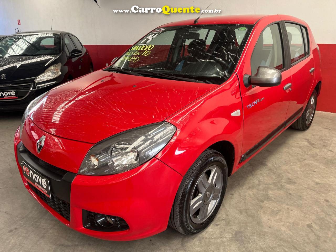 RENAULT   SANDERO EXPRESSION HI-FLEX 1.0 16V 5P   VERMELHO 2014 1.0 FLEX - Loja