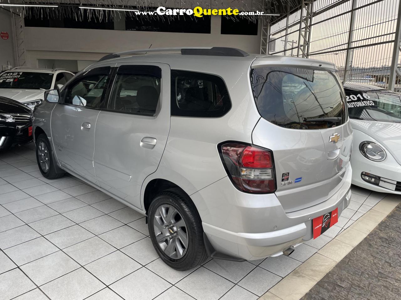 CHEVROLET   SPIN ADVANTAGE 1.8 8V ECONO.FLEX 5P AUT.   PRATA 2018 1.8 FLEX - Loja