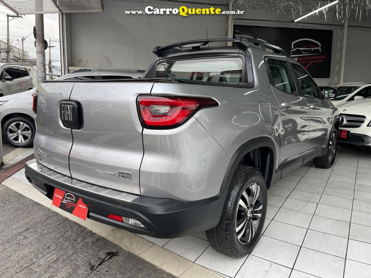 FIAT   TORO FREEDOM 1.3 T270 4X2 FLEX AUT.   PRATA 2023 1.3 FLEX - Loja