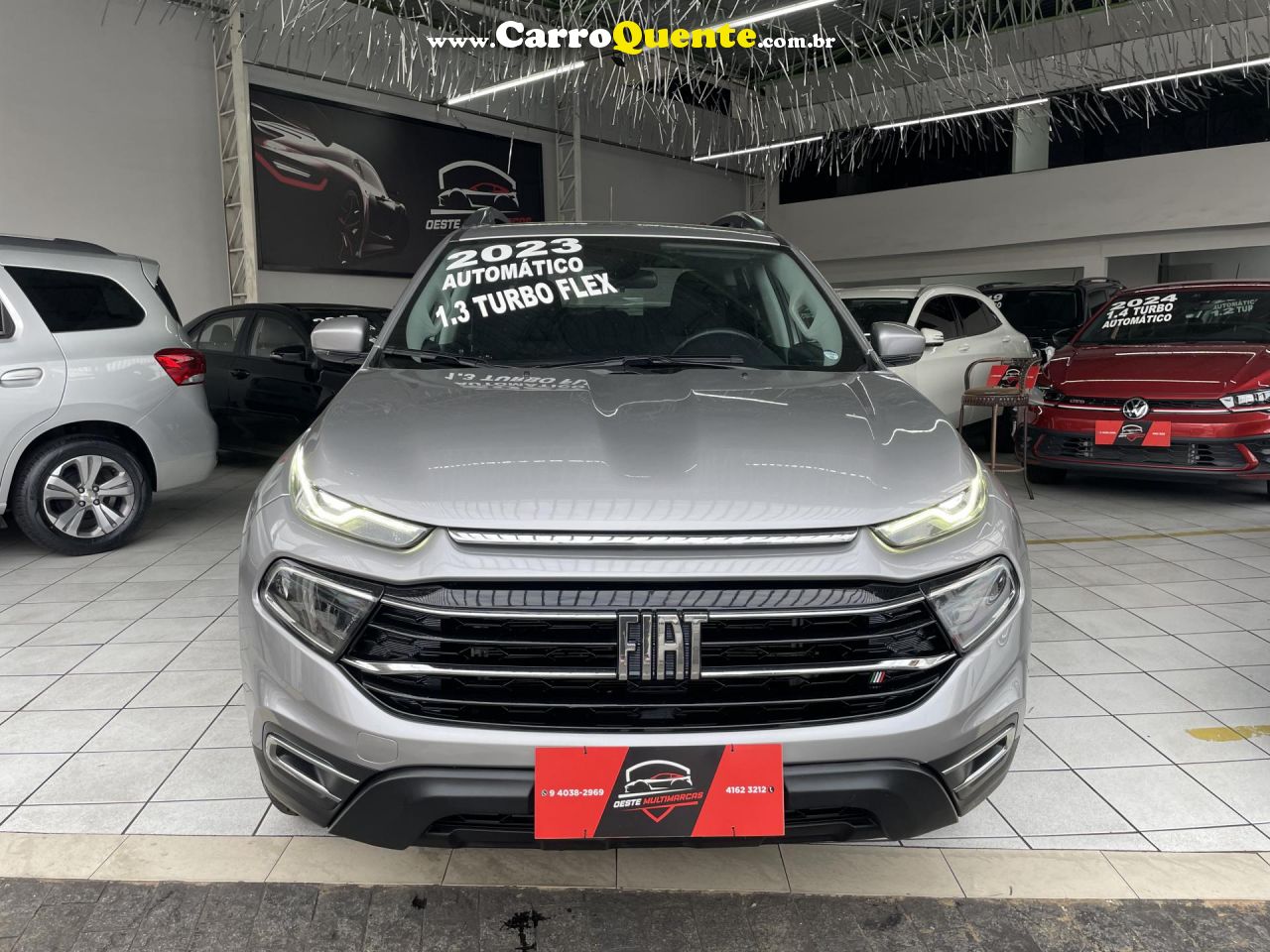 FIAT   TORO FREEDOM 1.3 T270 4X2 FLEX AUT.   PRATA 2023 1.3 FLEX - Loja