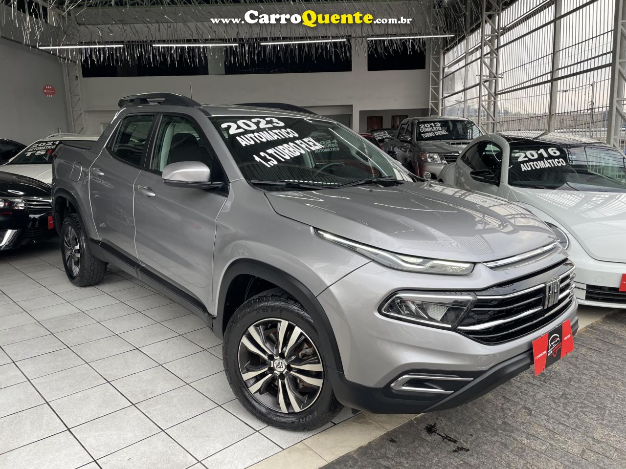 FIAT   TORO FREEDOM 1.3 T270 4X2 FLEX AUT.   PRATA 2023 1.3 FLEX - Loja