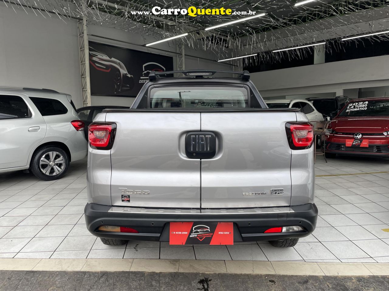 FIAT   TORO FREEDOM 1.3 T270 4X2 FLEX AUT.   PRATA 2023 1.3 FLEX - Loja