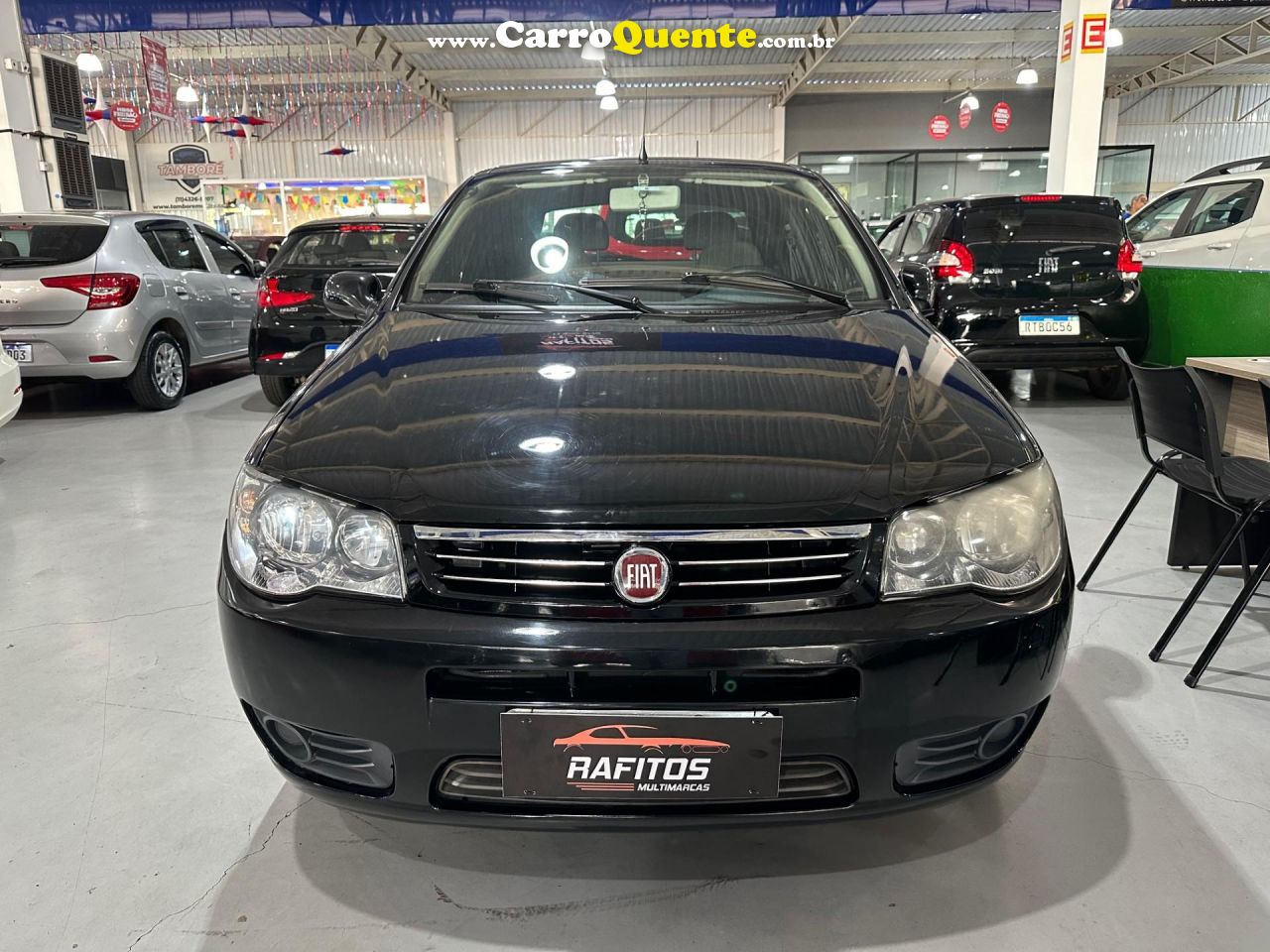 FIAT   PALIO 1.0 CEL. ECON.ITALIA F.FLEX 8V 4P   PRETO 2013 1.0 GASOLINA - Loja