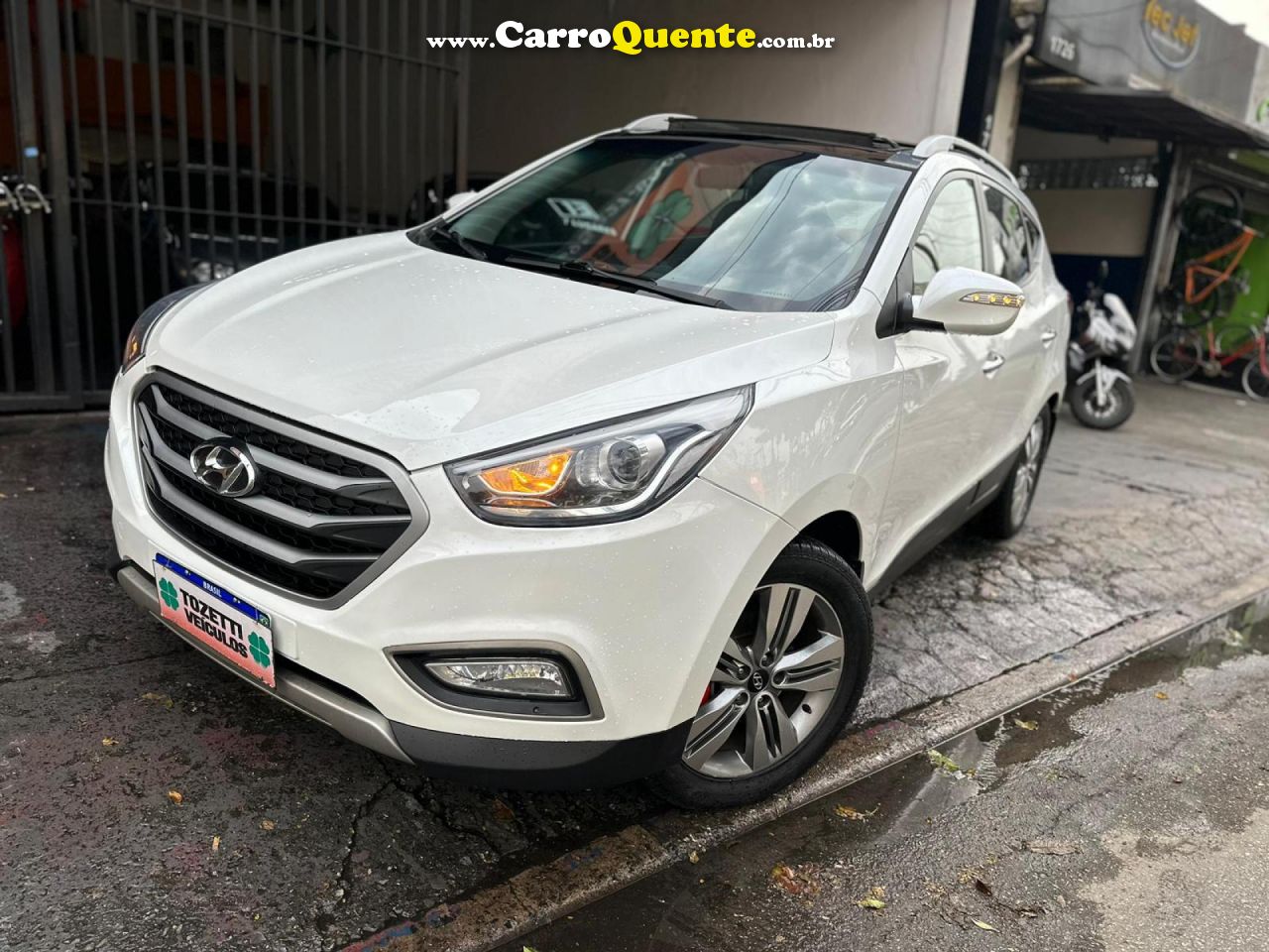 HYUNDAI   IX35 GLS 2.0 16V 2WD FLEX AUT.   BRANCO 2016 2.0 FLEX - Loja