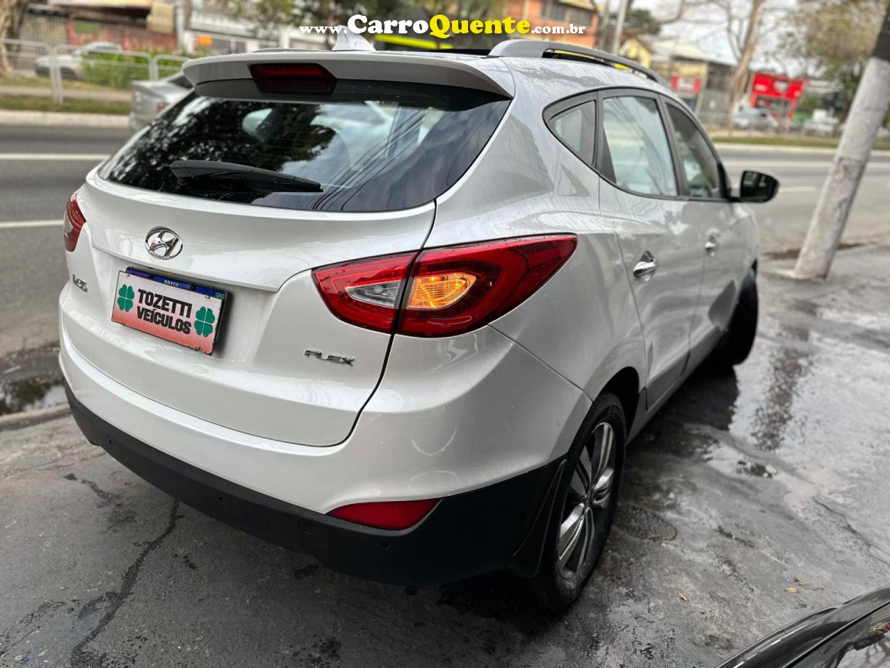 HYUNDAI   IX35 GLS 2.0 16V 2WD FLEX AUT.   BRANCO 2016 2.0 FLEX - Loja