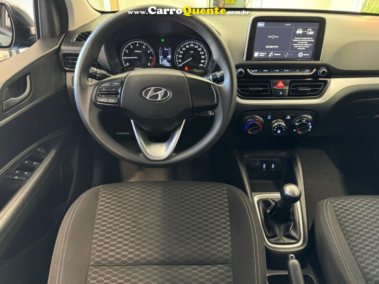 HYUNDAI   HB20 VISION 1.0 FLEX 12V MEC.   PRETO 2022 1.0 FLEX - Loja