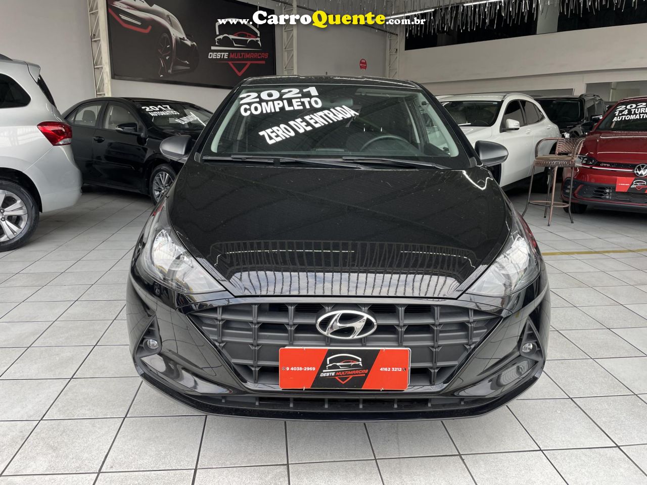 HYUNDAI   HB20 SENSE 1.0 FLEX 12V MEC.   PRETO 2021 1.0 FLEX - Loja