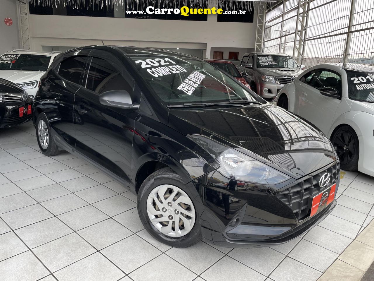 HYUNDAI   HB20 SENSE 1.0 FLEX 12V MEC.   PRETO 2021 1.0 FLEX - Loja