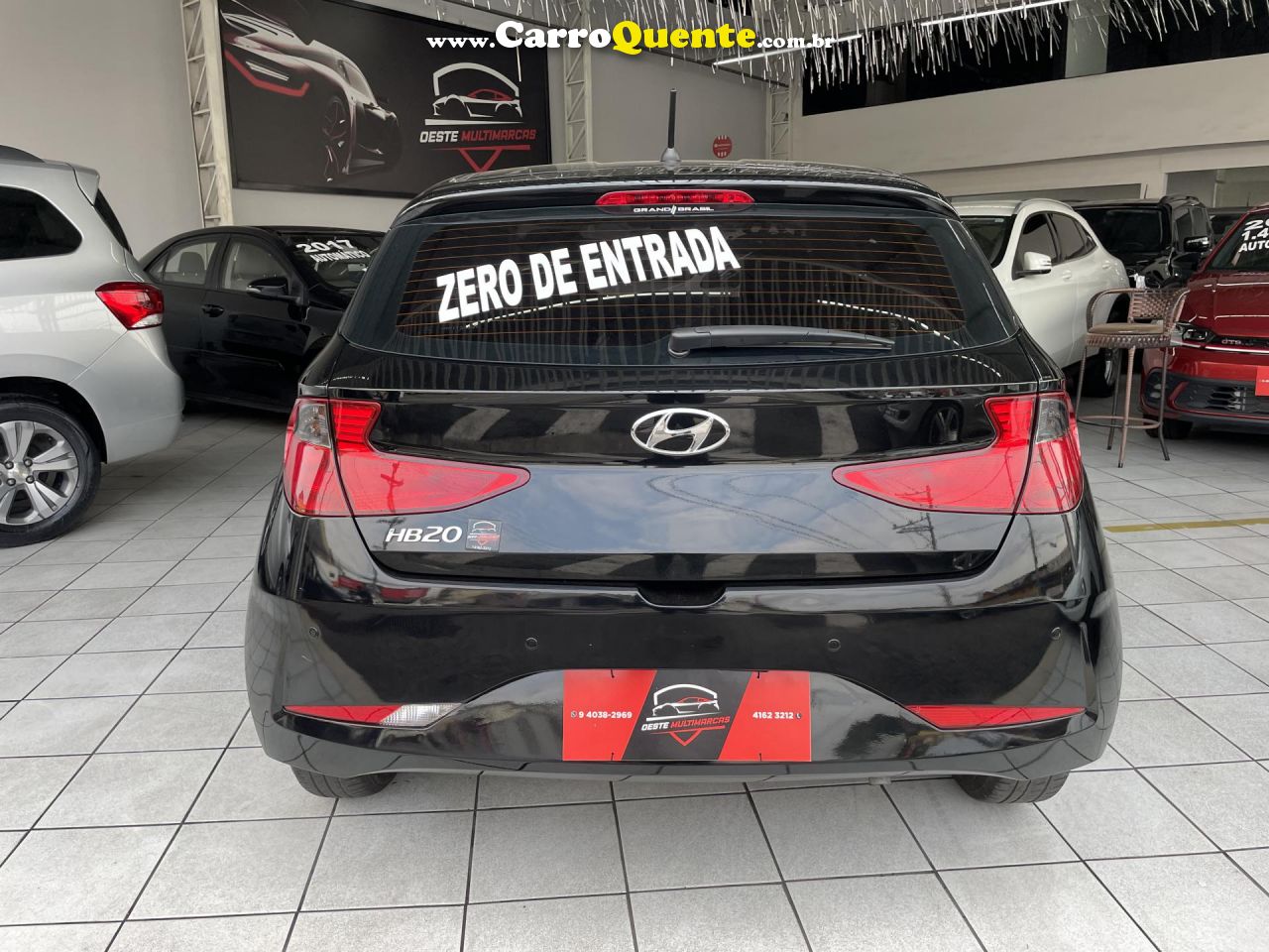 HYUNDAI   HB20 SENSE 1.0 FLEX 12V MEC.   PRETO 2021 1.0 FLEX - Loja