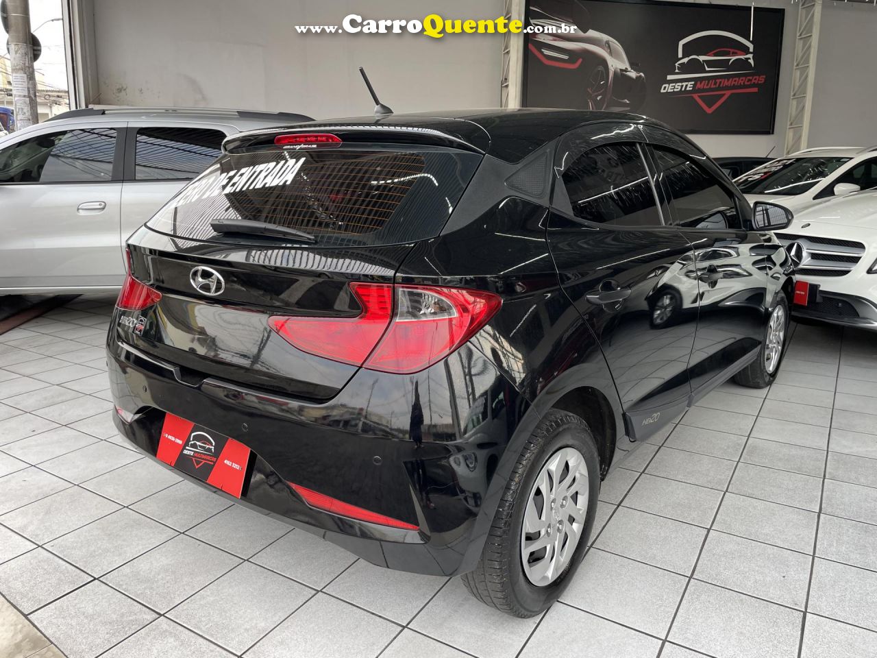 HYUNDAI   HB20 SENSE 1.0 FLEX 12V MEC.   PRETO 2021 1.0 FLEX - Loja