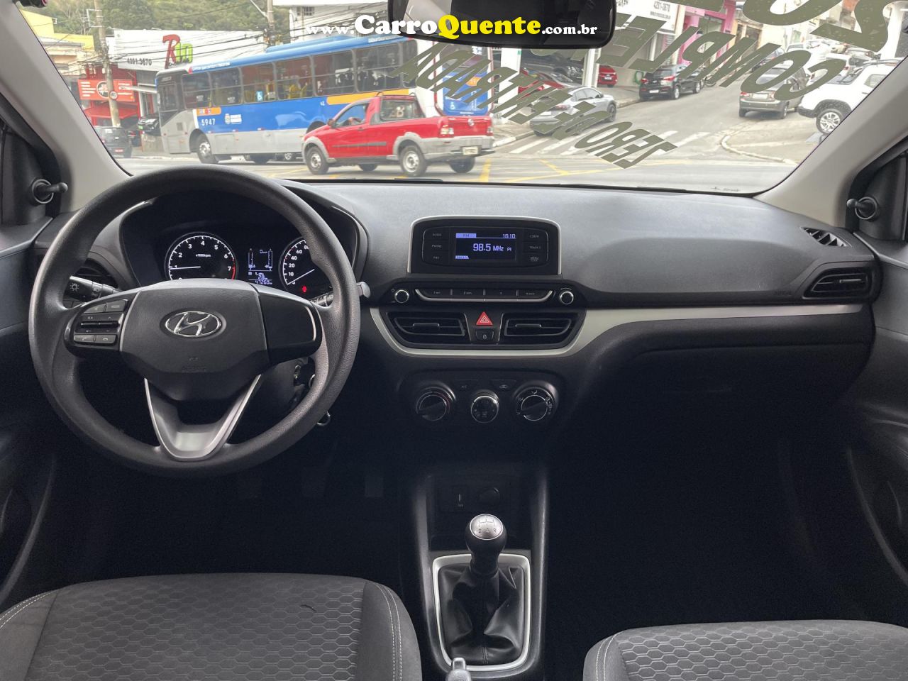 HYUNDAI   HB20 SENSE 1.0 FLEX 12V MEC.   PRETO 2021 1.0 FLEX - Loja