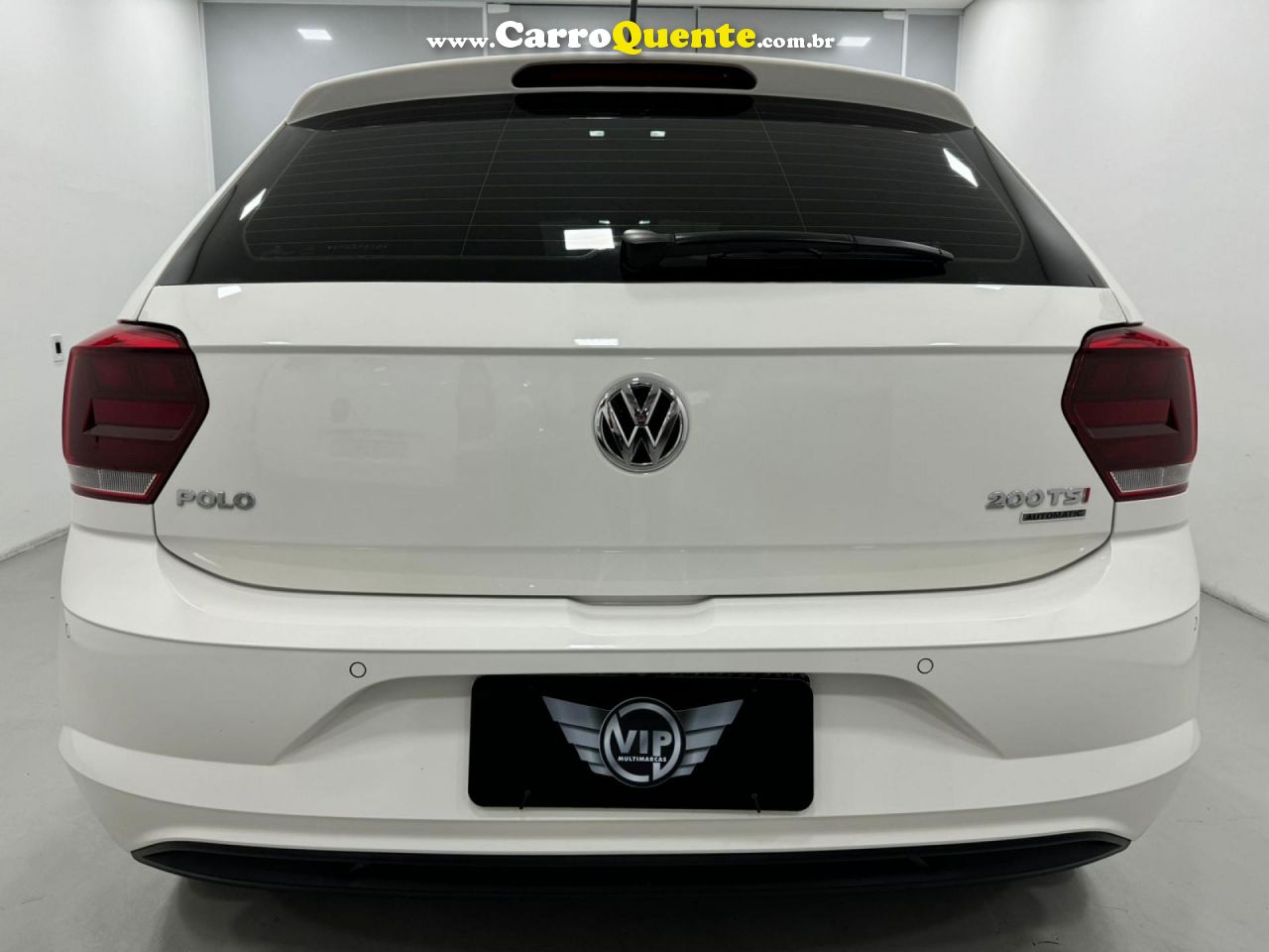 VOLKSWAGEN   POLO 1.6 MSI TOTAL FLEX 16V 5P AUT.   BRANCO 2019 1.6 FLEX - Loja