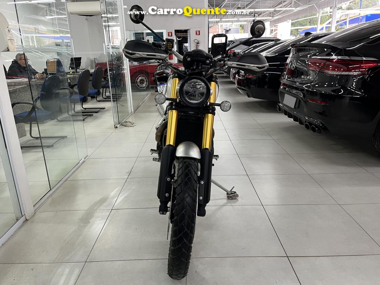 TRIUMPH   SCRAMBLER 1200 XE   BRANCO 2020 1200CC GASOLINA - Loja