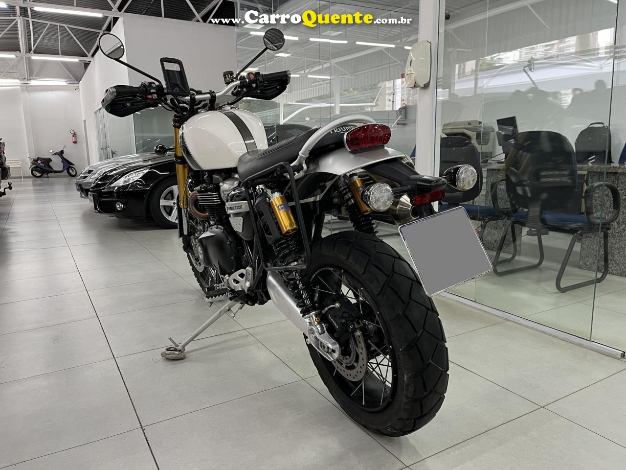 TRIUMPH   SCRAMBLER 1200 XE   BRANCO 2020 1200CC GASOLINA - Loja