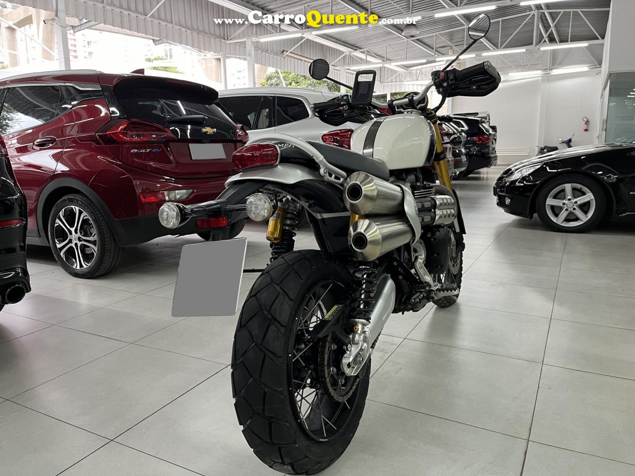 TRIUMPH   SCRAMBLER 1200 XE   BRANCO 2020 1200CC GASOLINA - Loja