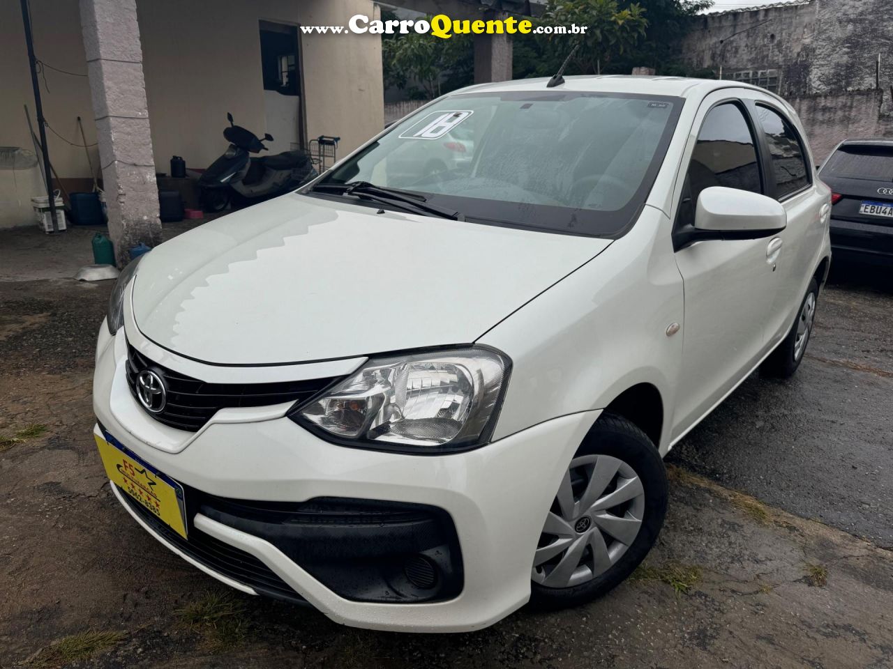 TOYOTA   ETIOS XS 1.5 FLEX 16V 5P AUT.   BRANCO 2018 1.5 FLEX - Loja