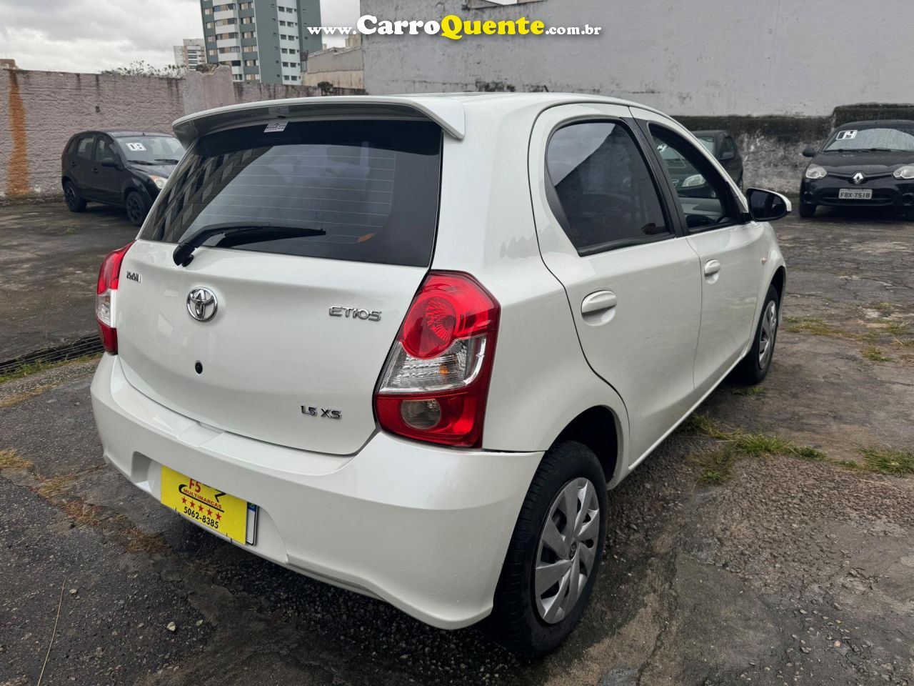 TOYOTA   ETIOS XS 1.5 FLEX 16V 5P AUT.   BRANCO 2018 1.5 FLEX - Loja