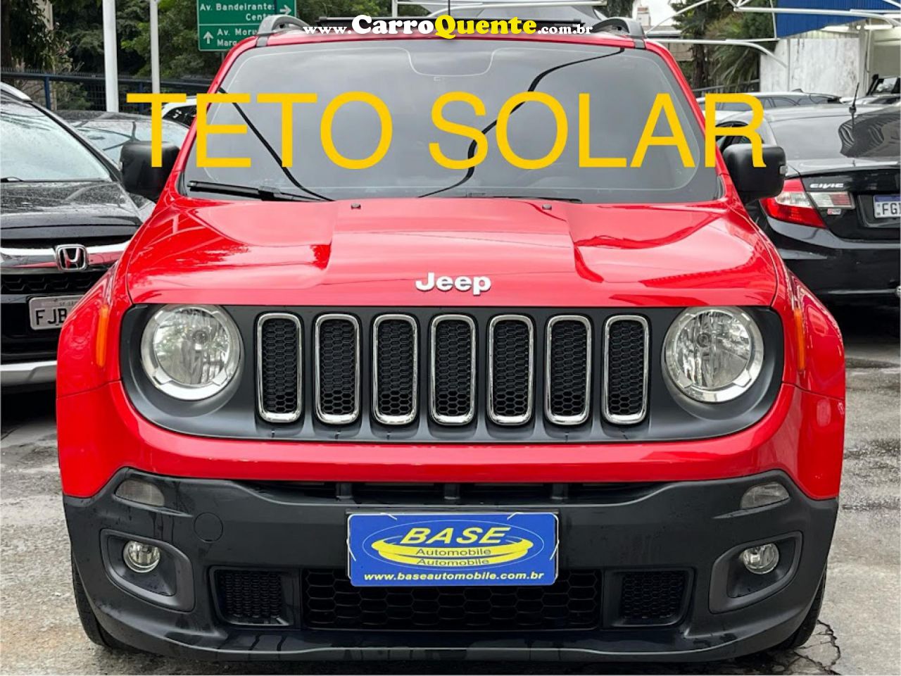 JEEP   RENEGADE SPORT 1.8 4X2 FLEX 16V AUT.   VERMELHO 2016 1.8 16V FLEX - Loja