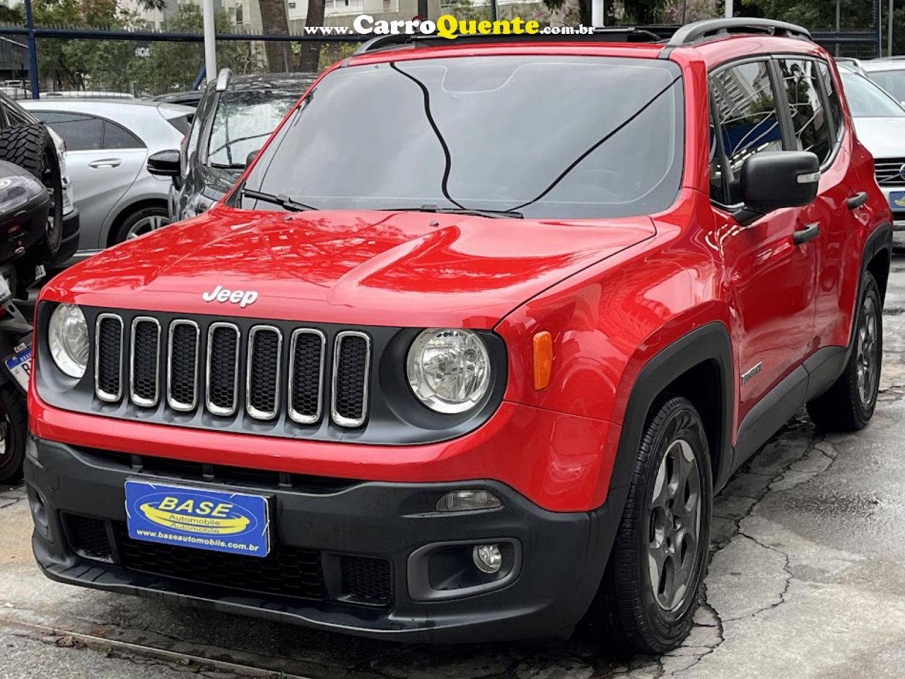 JEEP   RENEGADE SPORT 1.8 4X2 FLEX 16V AUT.   VERMELHO 2016 1.8 16V FLEX - Loja