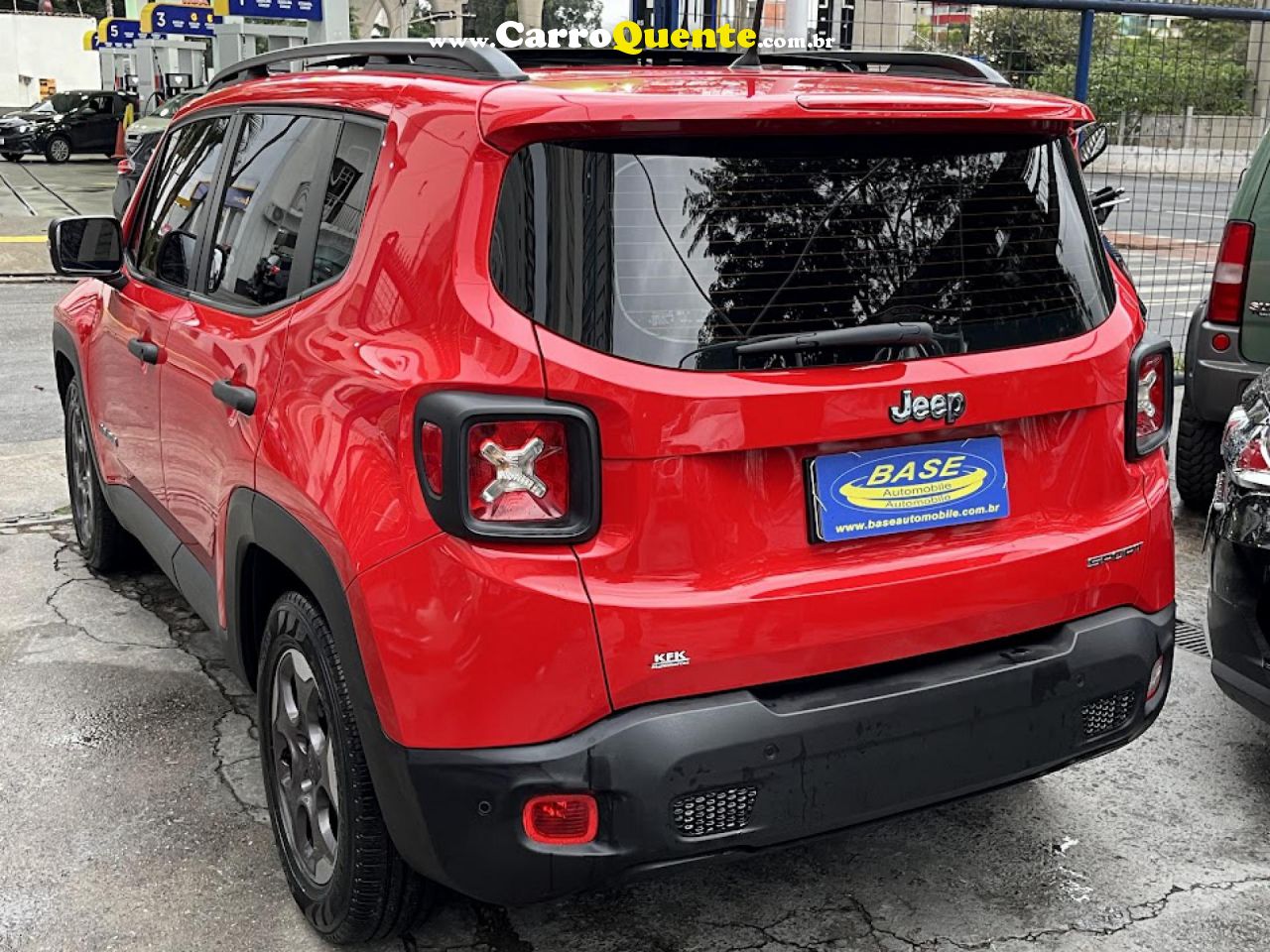 JEEP   RENEGADE SPORT 1.8 4X2 FLEX 16V AUT.   VERMELHO 2016 1.8 16V FLEX - Loja