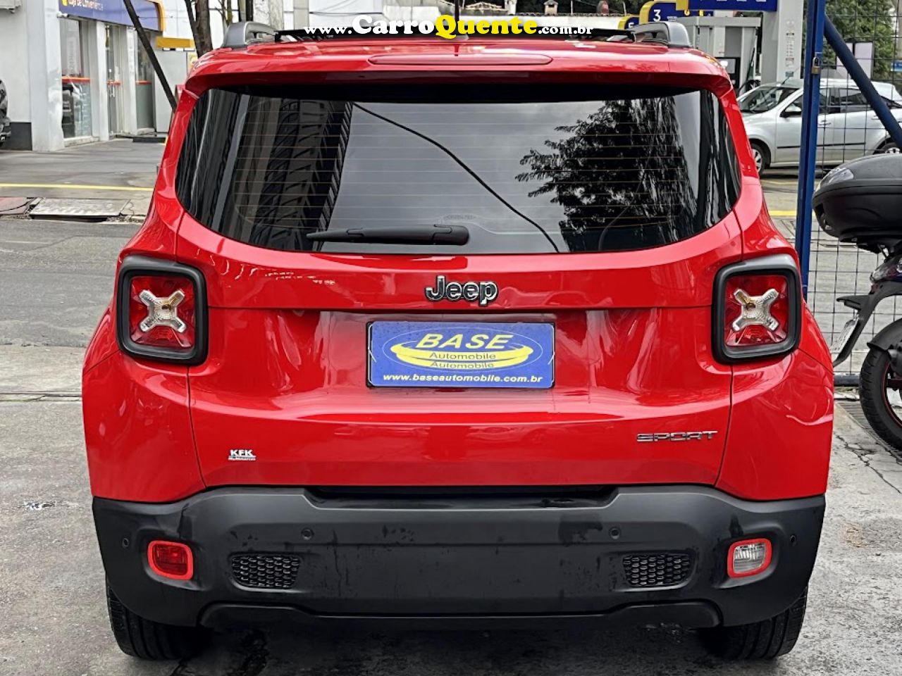 JEEP   RENEGADE SPORT 1.8 4X2 FLEX 16V AUT.   VERMELHO 2016 1.8 16V FLEX - Loja