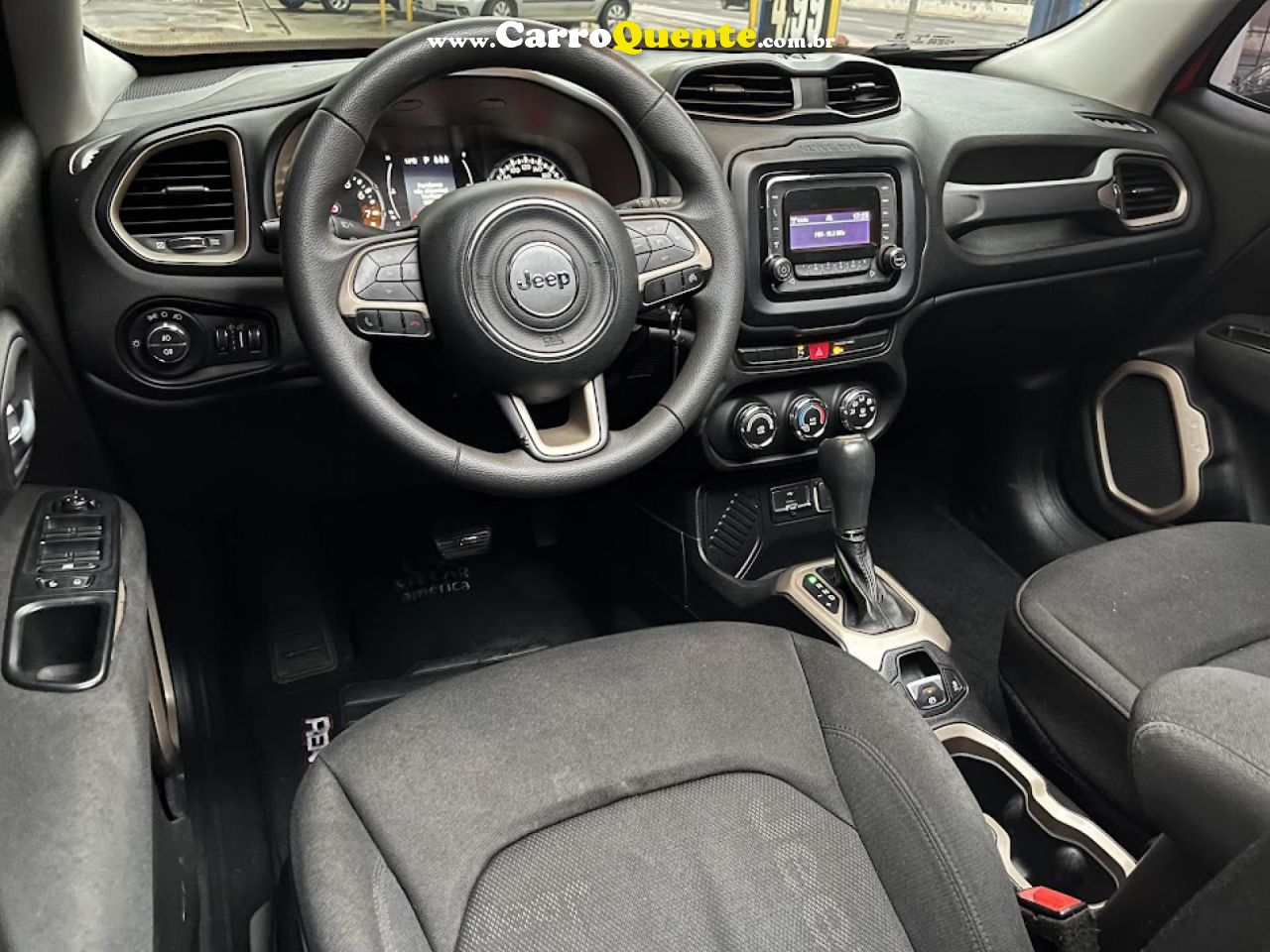 JEEP   RENEGADE SPORT 1.8 4X2 FLEX 16V AUT.   VERMELHO 2016 1.8 16V FLEX - Loja