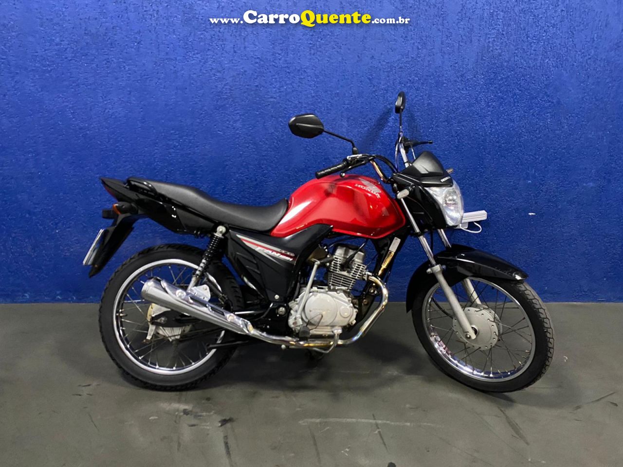 HONDA   CG 125 FAN  FAN KS  125 I FAN   VERMELHO 2018 125 GASOLINA - Loja