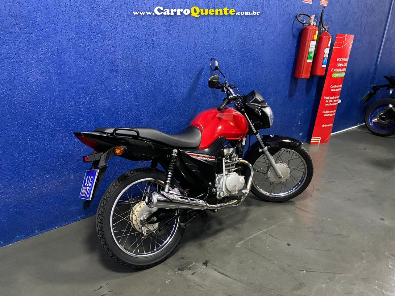 HONDA   CG 125 FAN  FAN KS  125 I FAN   VERMELHO 2018 125 GASOLINA - Loja