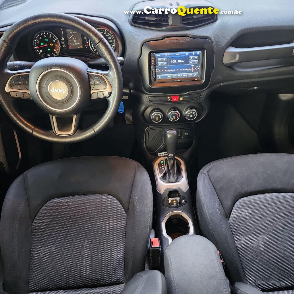 JEEP   RENEGADE SPORT 1.8 4X2 FLEX 16V AUT.   VERMELHO 2016 1.8 FLEX - Loja