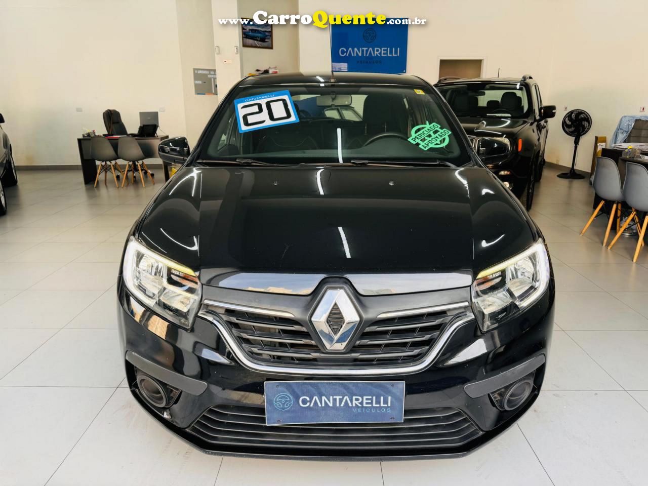 RENAULT   SANDERO ZEN FLEX 1.0 12V 5P MEC.   PRETO 2019 1.0 FLEX - Loja