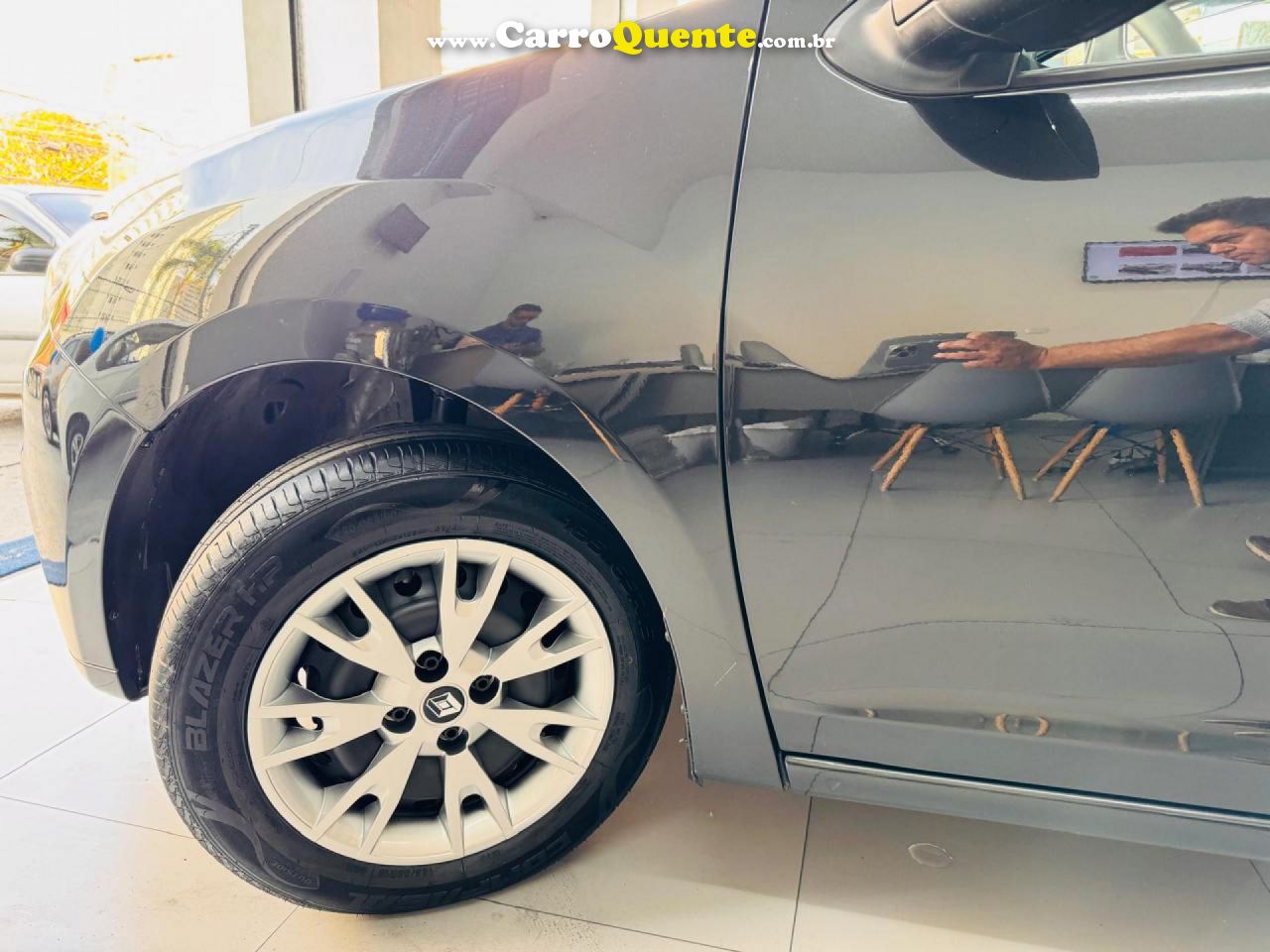 RENAULT   SANDERO ZEN FLEX 1.0 12V 5P MEC.   PRETO 2019 1.0 FLEX - Loja