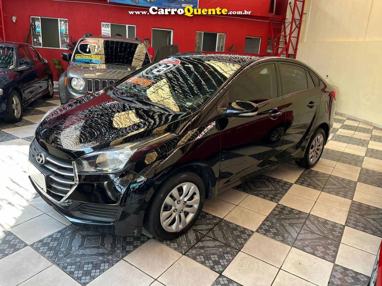 HYUNDAI   HB20S C.PLUSC.STYLE1.0 FLEX 12V MEC. 4P   PRETO 2018 1.0 FLEX - Loja