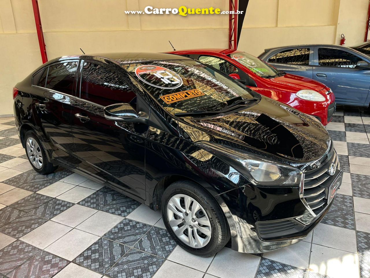 HYUNDAI   HB20S C.PLUSC.STYLE1.0 FLEX 12V MEC. 4P   PRETO 2018 1.0 FLEX - Loja