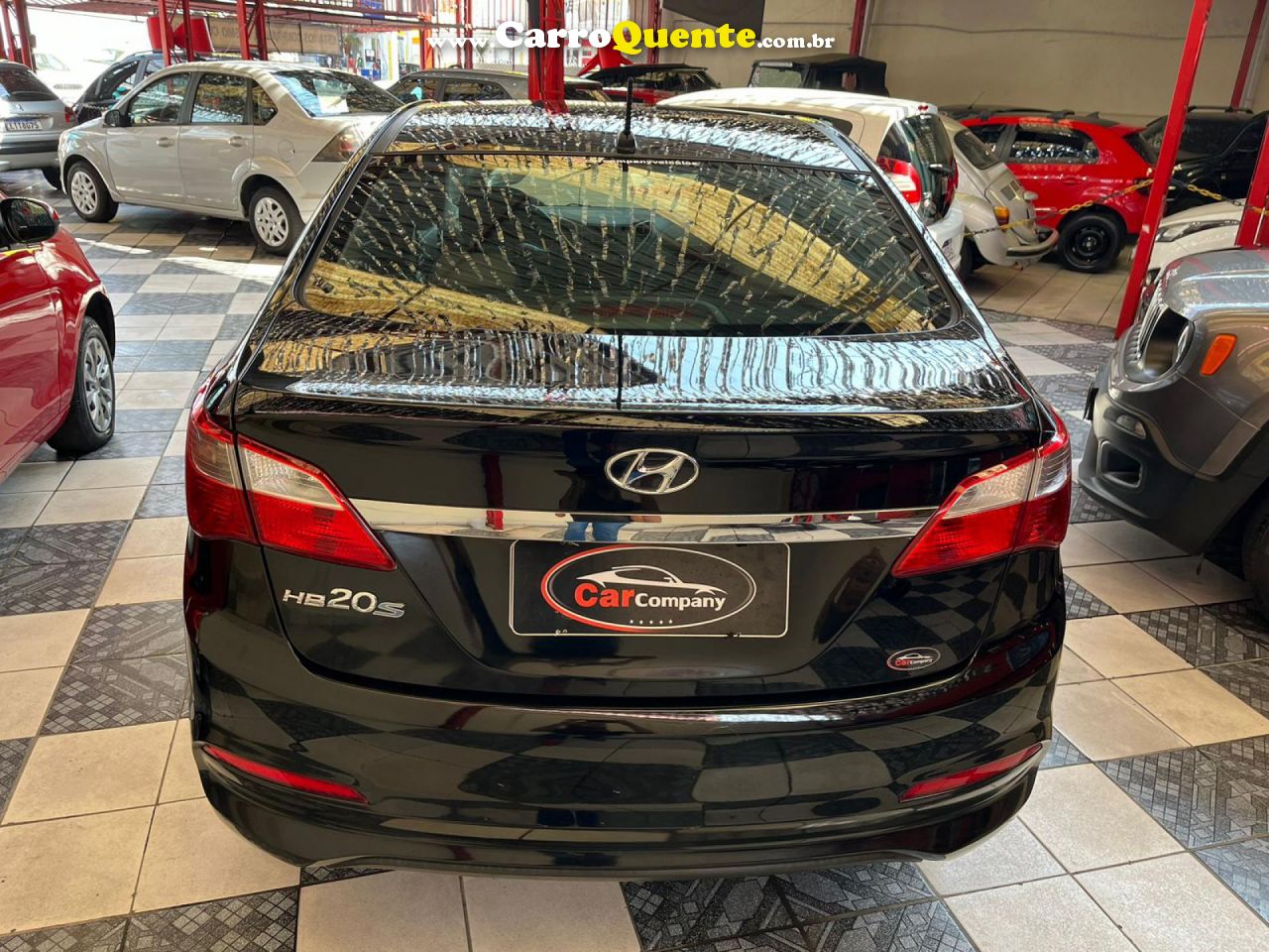 HYUNDAI   HB20S C.PLUSC.STYLE1.0 FLEX 12V MEC. 4P   PRETO 2018 1.0 FLEX - Loja