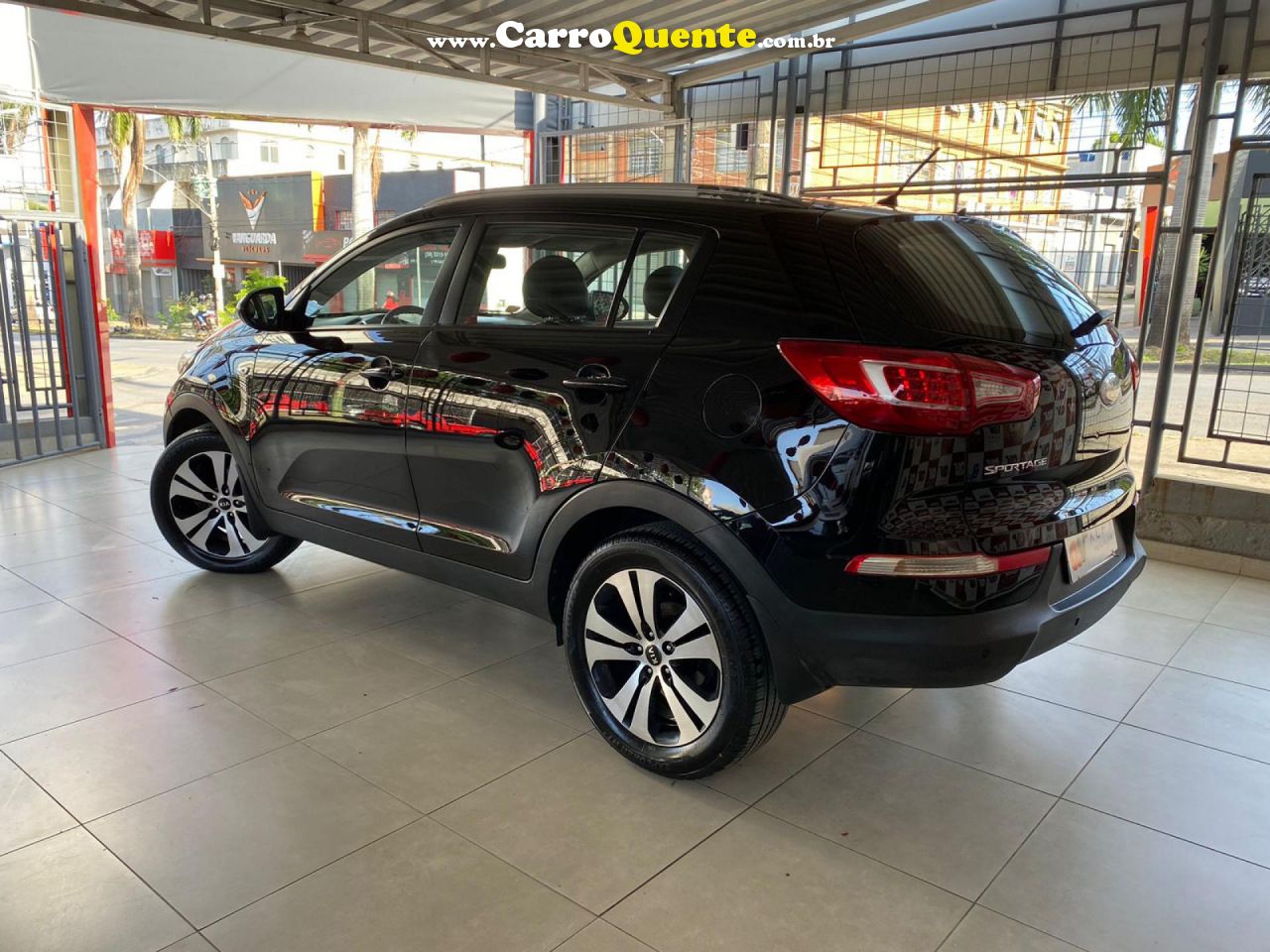 KIA   SPORTAGE LX 2.0 16V 2.0 16V FLEX  AUT.   PRETO 2013 2.0 FLEX - Loja