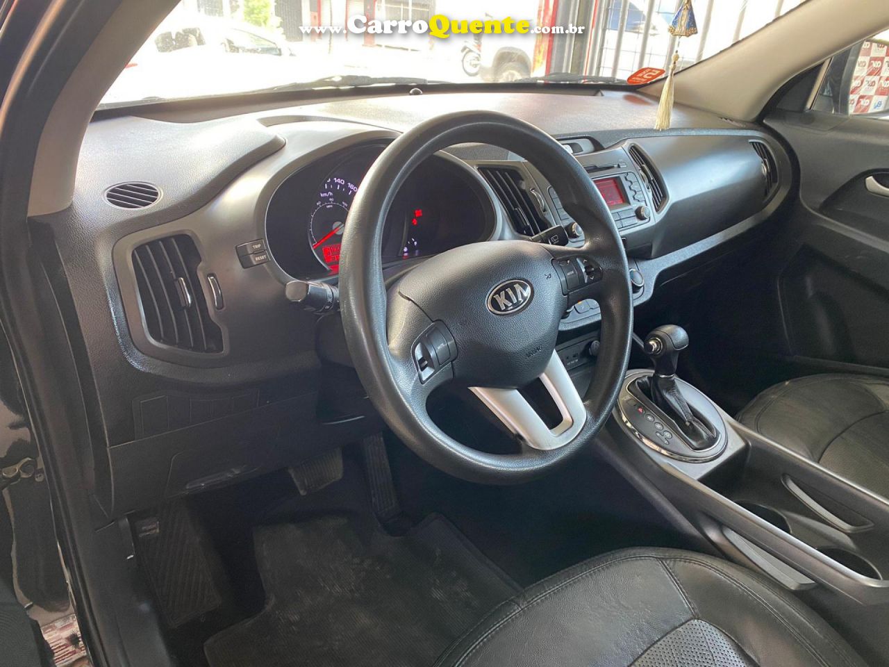 KIA   SPORTAGE LX 2.0 16V 2.0 16V FLEX  AUT.   PRETO 2013 2.0 FLEX - Loja